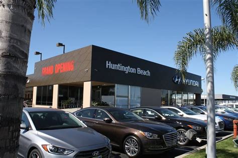 Huntington beach hyundai - 9:00 AM - 8:00 PM. 16751 Beach Blvd Huntington Beach, CA 92647. Show All Images ( 2) Used Car Sales (833) 469-0214. New Car Sales (888) 295-9783. Read verified reviews and shop used car listings that include a free CARFAX Report. Visit Huntington Beach Hyundai in Huntington Beach, CA today!